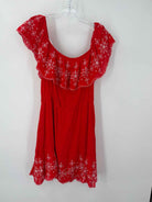 Pre-Owned Lulu's Red Size Large Short Sleeveless Dress | True Fashionistas.
