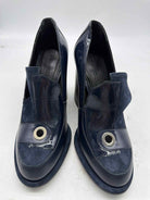 Pre-Owned JW Anderson Navy Size 7 Oxford Heels | True Fashionistas.