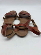 Pre-Owned J Crew Brown Size 8 Strappy Sandals | True Fashionistas.