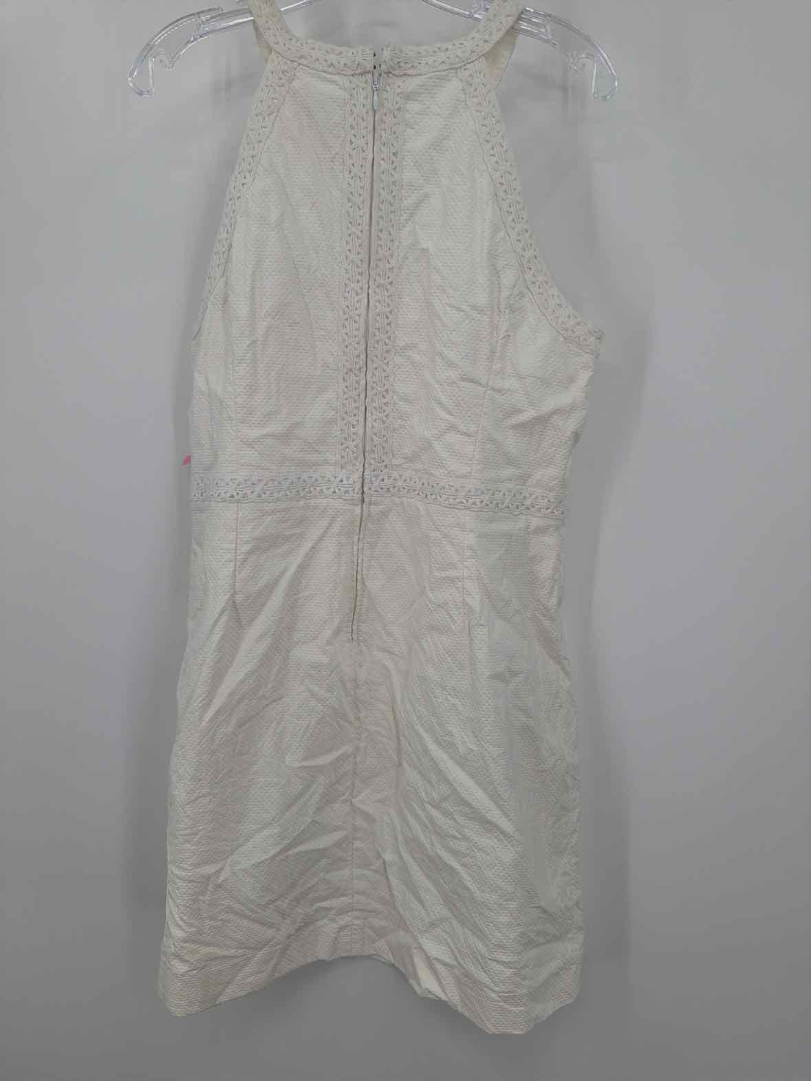 Pre-Owned Lilly Pulitzer White Size 16 Short Sleeveless Dress | True Fashionistas.