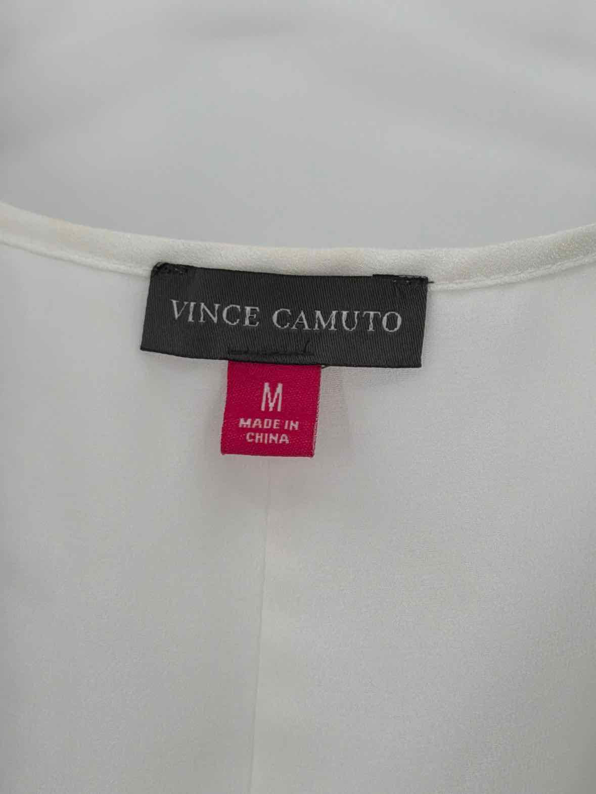 Pre-Owned Vince Camuto White Size Medium Tank Top | True Fashionistas.