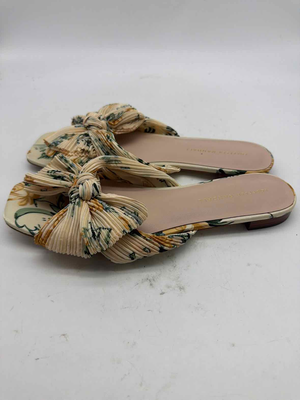 Pre-Owned Loeffler Randall Ivory Size 10 Mule Sandals | True Fashionistas.