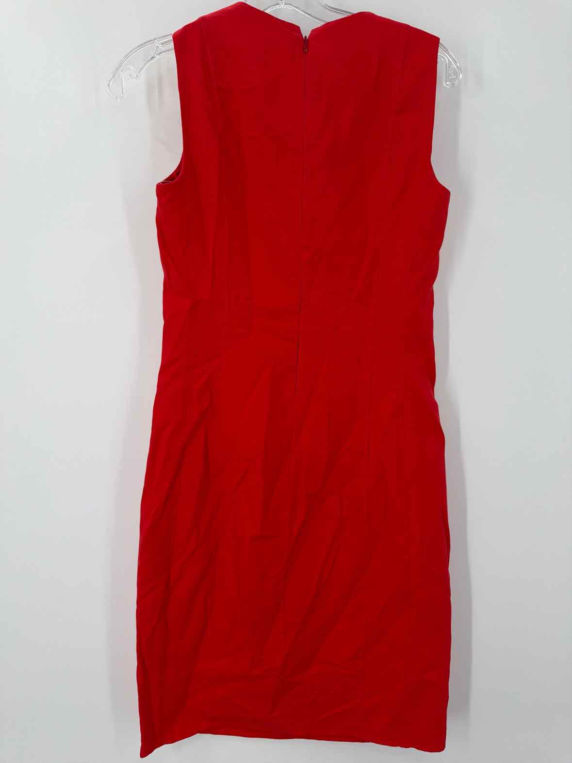 Pre-Owned Akris Red Size 4 Short Sleeveless Dress | True Fashionistas.