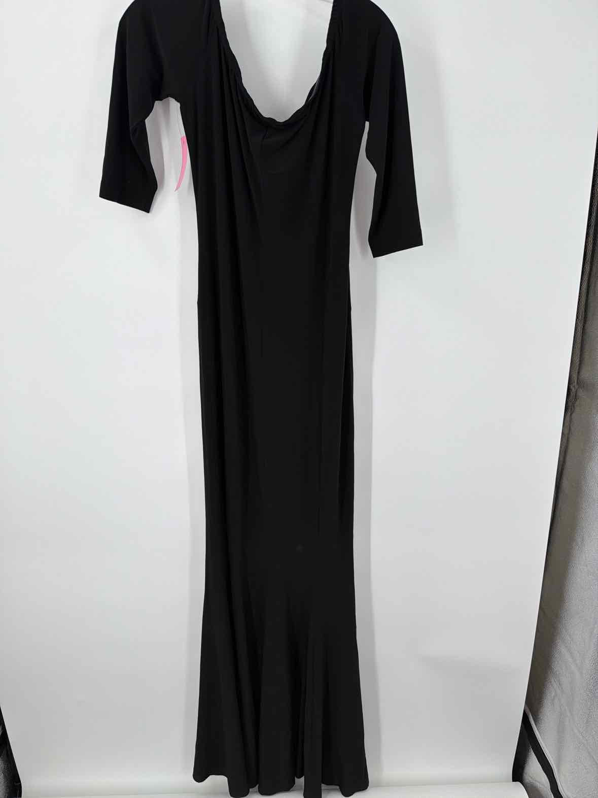 Pre-Owned Norma Kamali Black Size Large Long Evening Gown | True Fashionistas.