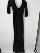 Pre-Owned Norma Kamali Black Size Large Long Evening Gown | True Fashionistas.