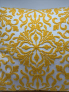 Home Accents Yellow And White Pillow | True Fashionistas.
