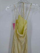 Pre-Owned Viktor & Rolf Yellow Size 1/Small Long Sleeveless Dress | True Fashionistas.