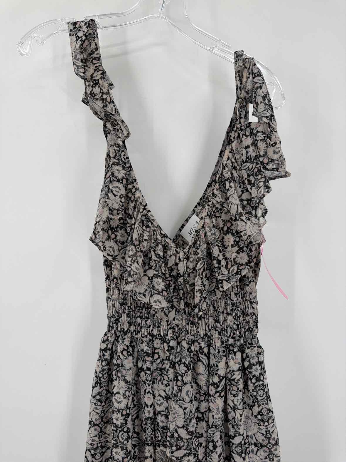 Pre-Owned Misa Black Size Medium Long Sleeveless Dress | True Fashionistas.