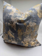 Villa Blue & Gold Pillow | True Fashionistas.