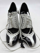Pre-Owned Christian Dior White Size 5.5 Caged Heels | True Fashionistas.
