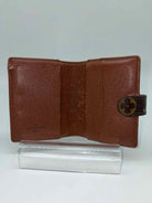Pre-Owned Louis Vuitton Brown card case Card Case | True Fashionistas.