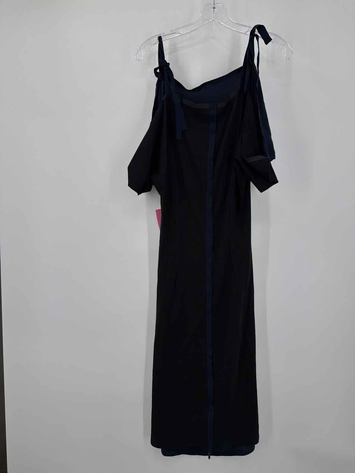 Pre-Owned Sportmax Navy Size XL Long Short Sleeve Dress | True Fashionistas.