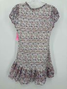 Pre-Owned Love Shack Fancy Purple Size Large Floral Short Short Sleeve Dress | True Fashionistas.