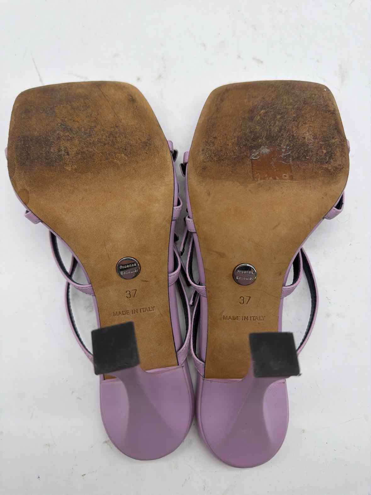 Pre-Owned Proenza Schouler Purple Size 7 Mule Heels | True Fashionistas.