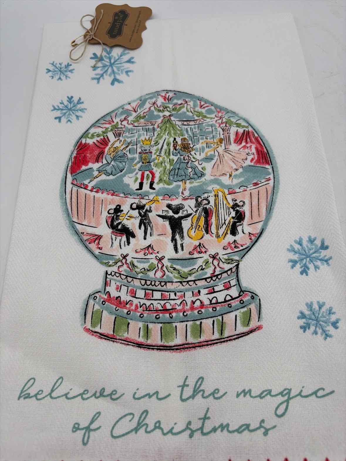 White Christmas Snowglobe Towel | True Fashionistas.