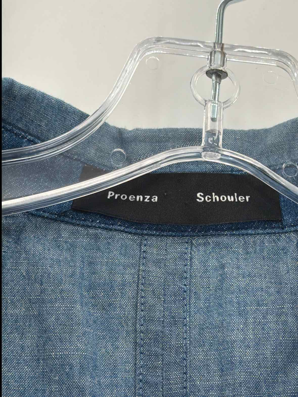 Pre-Owned Proenza Schouler Blue Size 2 Short Sleeveless Dress | True Fashionistas.
