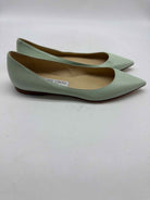 Pre-Owned Jimmy Choo Blue Size 36 Slip On Flats | True Fashionistas.