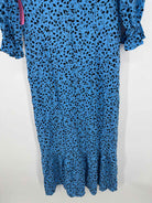 Pre-Owned Nobody's Child Blue Size 8 Long Long Sleeve Dress | True Fashionistas.