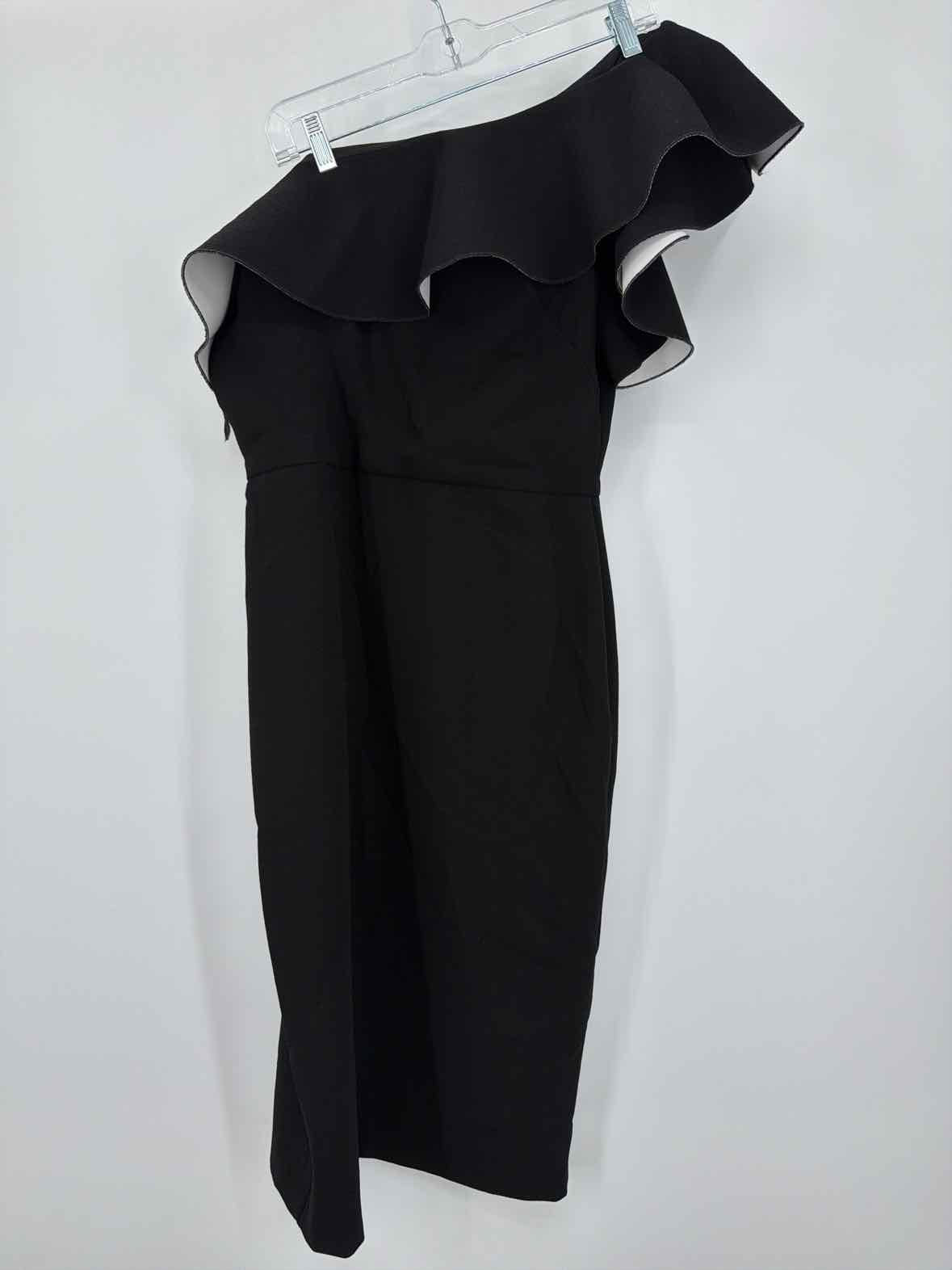 Pre-Owned AIDA Black Size 12 Short Sleeveless Dress | True Fashionistas.