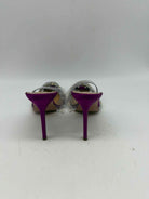 Pre-Owned Aquazzura Purple Size 37 Slingback Heels | True Fashionistas.