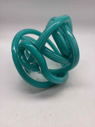 Teal Glass Decorative Accessory | True Fashionistas.