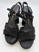Pre-Owned Salvatore Ferragamo Black Size 6 Platform Heels | True Fashionistas.