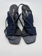 Pre-Owned Marion Parke Blue Size 37 Wedge Heels | True Fashionistas.