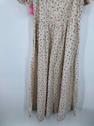 Pre-Owned Doen Ivory Size Medium Long Short Sleeve Dress | True Fashionistas.