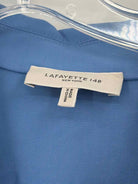 Pre-Owned Lafayette 148 Blue Size Small Short Short Sleeve Dress | True Fashionistas.
