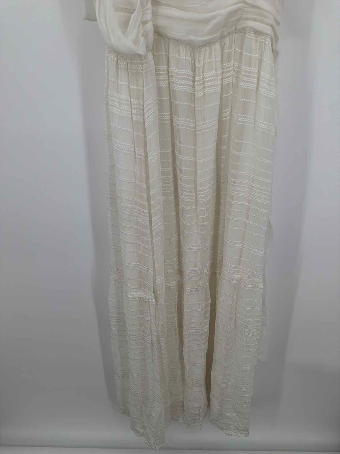 Pre-Owned Ramy Brook White Size 6 Long Sleeveless Dress | True Fashionistas.