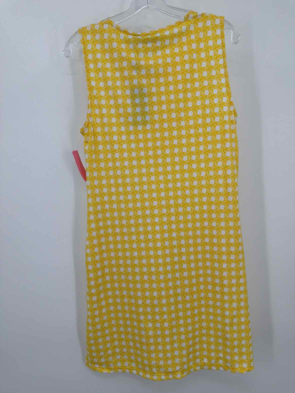 Pre-Owned Cabana Life x Talbots Yellow Size Medium Short Sleeveless Dress | True Fashionistas.
