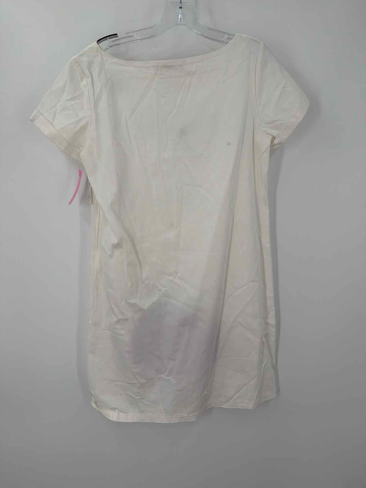 Pre-Owned Loup White Size 42 Short Short Sleeve Dress | True Fashionistas.