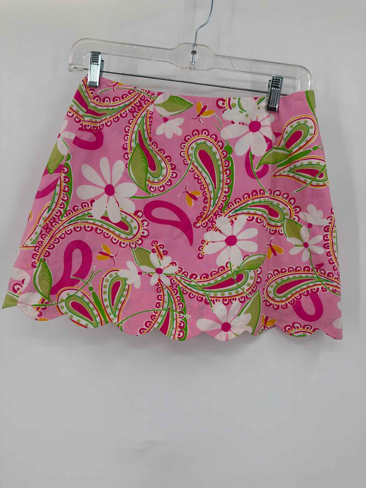 Pre-Owned Lilly Pulitzer Pink Size 2 Vintage Mini Skirt | True Fashionistas.
