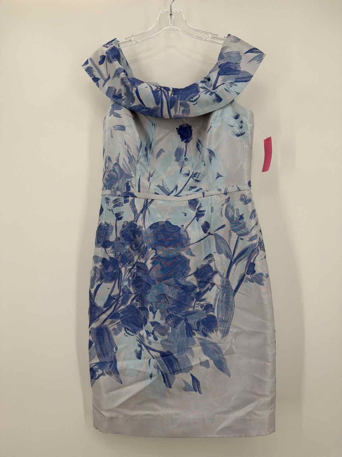 Pre-Owned Teri Jon Blue Size 8 Short Sleeveless Dress | True Fashionistas.