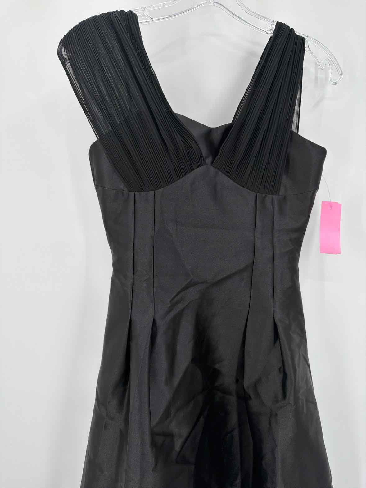 Pre-Owned Chats Black Size Small Midi Evening Gown | True Fashionistas.