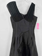 Pre-Owned Chats Black Size Small Midi Evening Gown | True Fashionistas.