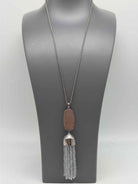 Kendra Scott Silver Tassel Pendant Necklace | True Fashionistas.