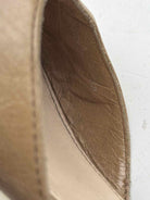 Pre-Owned Prada Tan Mule Heels | True Fashionistas.