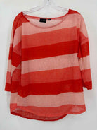 Pre-Owned Tribal Orange Size Large Sweater | True Fashionistas.