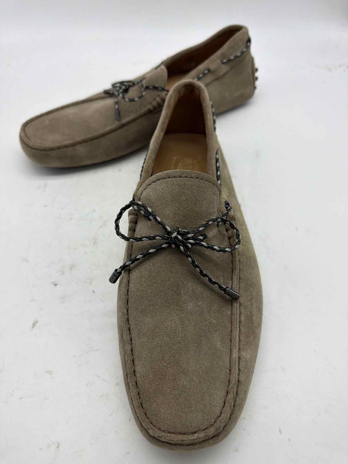 Pre-Owned Tod's Tan 8 Lace Up Men's Slip On | True Fashionistas.