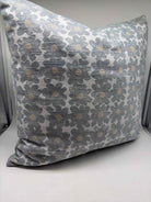 Kevin O'Brien Studio Daisy Blue Pillow | True Fashionistas.