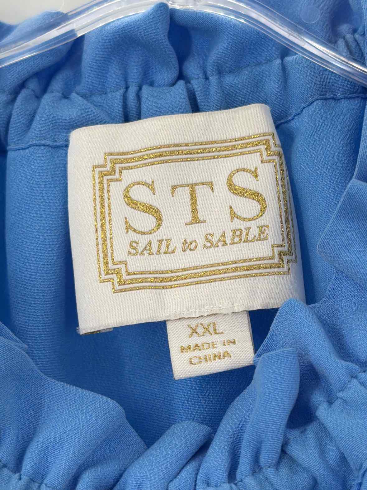 Pre-Owned Sail To Sable Blue Size XXL Long Sleeveless Dress | True Fashionistas.