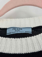 Pre-Owned Prada Black Size 42/8 Knit Short Short Sleeve Dress | True Fashionistas.