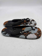 Pre-Owned Dries Van Noten Black Size 7.5 Thong Sandals | True Fashionistas.
