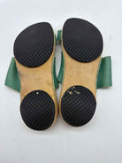 Pre-Owned Trippen Green Size 38 Wood Sandals | True Fashionistas.
