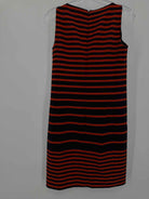 Pre-Owned Akris Punto Red Size 4 Stripe Short Sleeveless Dress | True Fashionistas.