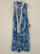 Pre-Owned Lilly Pulitzer Blue Size 0 Short Sleeveless Dress | True Fashionistas.