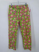 Pre-Owned Lilly Pulitzer Green Size 4 Vintage Printed Pants | True Fashionistas.