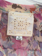 Pre-Owned Jade Johnny Was Pink Size XS Sheer Blouse | True Fashionistas.