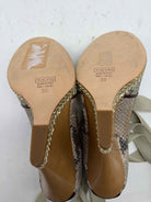 Pre-Owned Giuseppe Zanotti Tan Size 38 Wrap Heels | True Fashionistas.